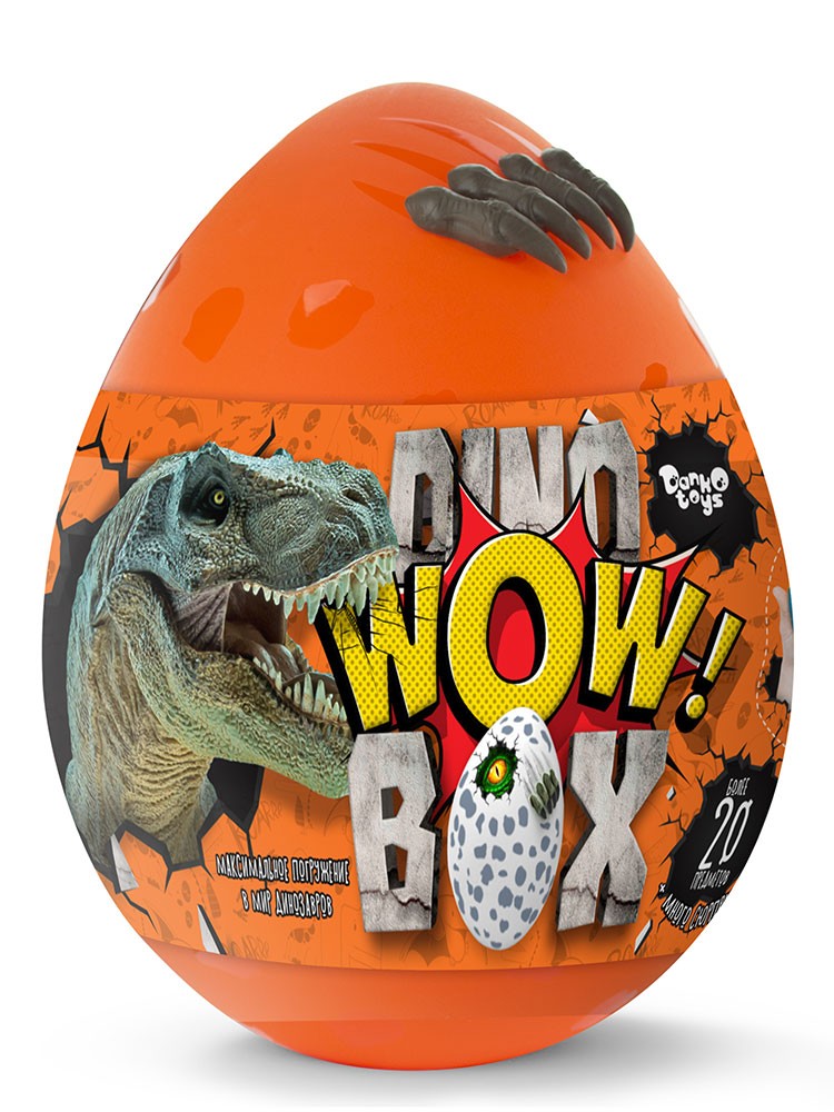 Набір для творчості великий яйце-сюрприз Унісекс Danko Toys Wow Dino