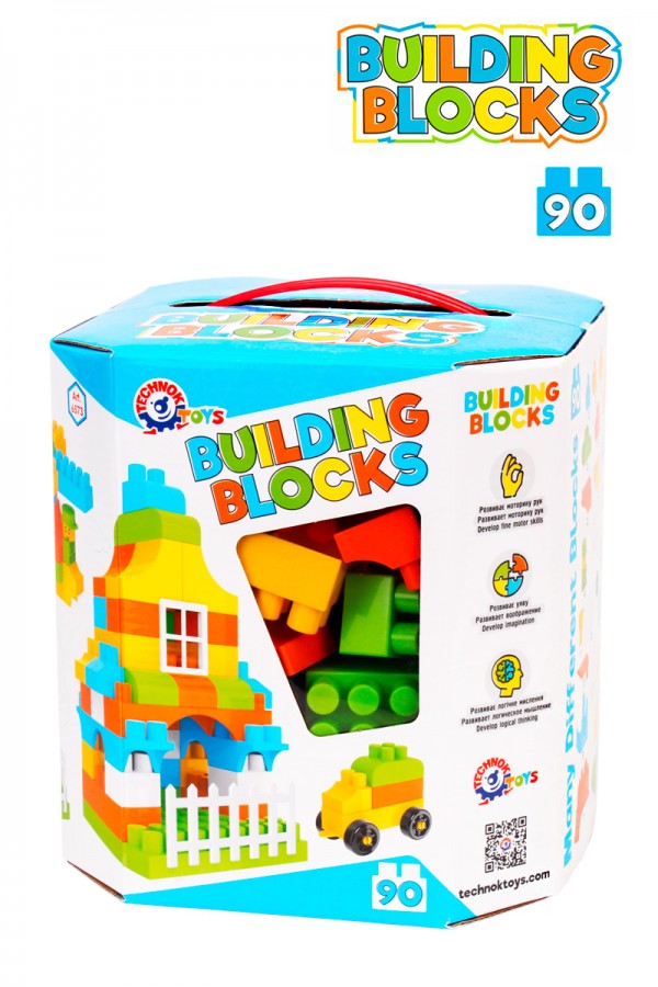 Конструктор Building Blocks 90 деталей Унісекс Технок Тех6573