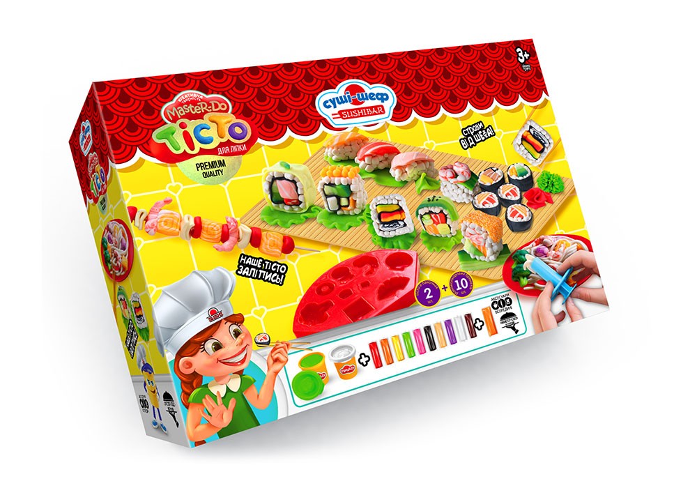 Тісто для ліпки Master Do: Унісекс Danko Toys Суші