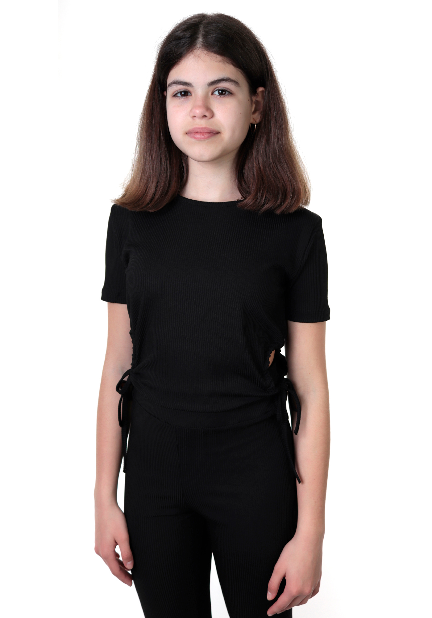 Футболка для дівчинки чорний Mini Moda 3148/ч