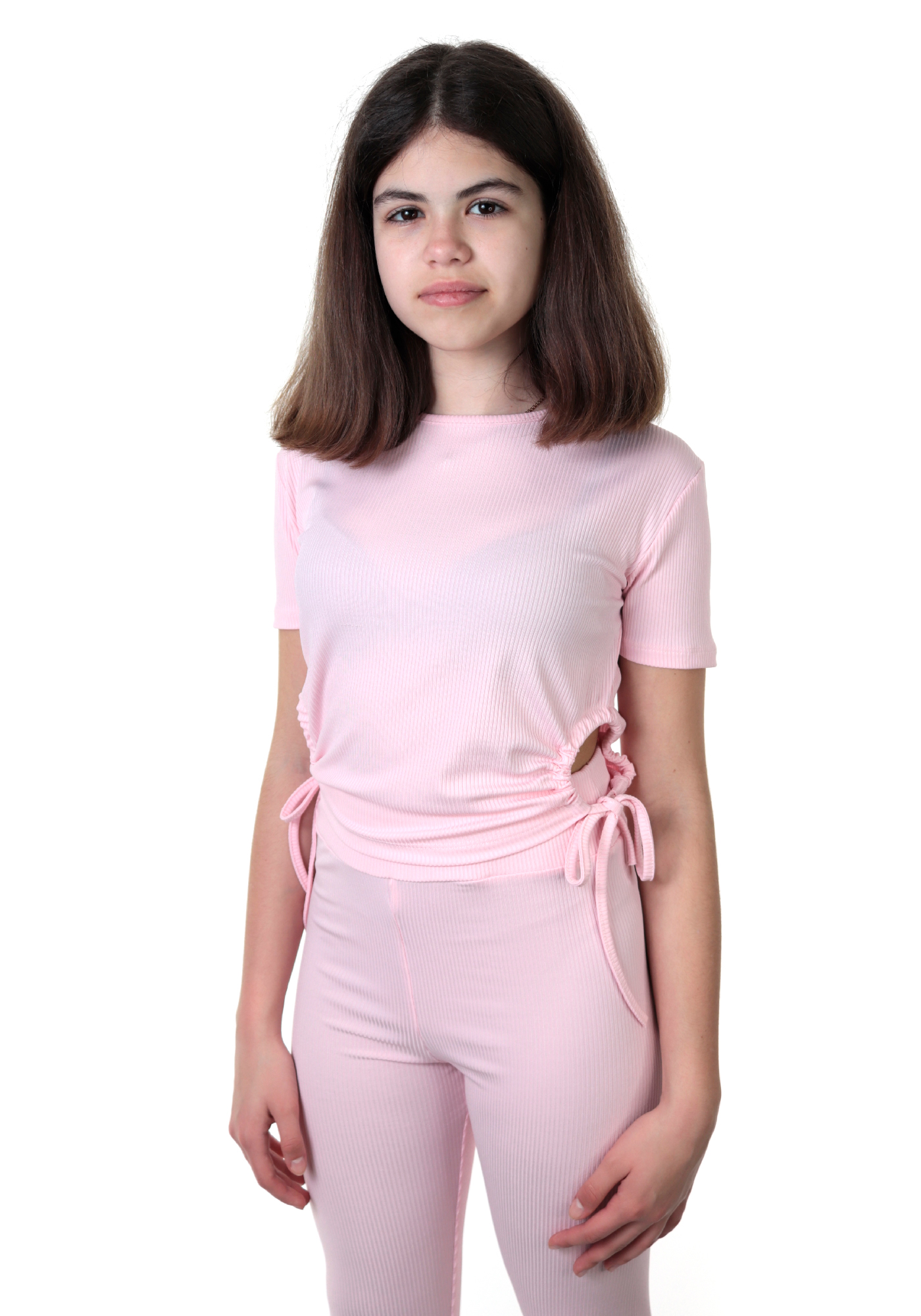 Футболка для дівчинки рожевий Mini Moda 3148/р