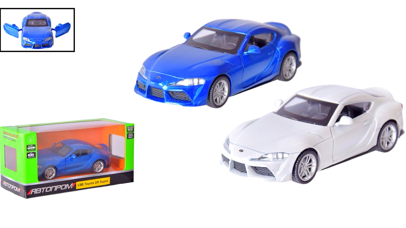 Машина колекційна Toyota GR Supra, відкриваються двері Унісекс Автопром 4357