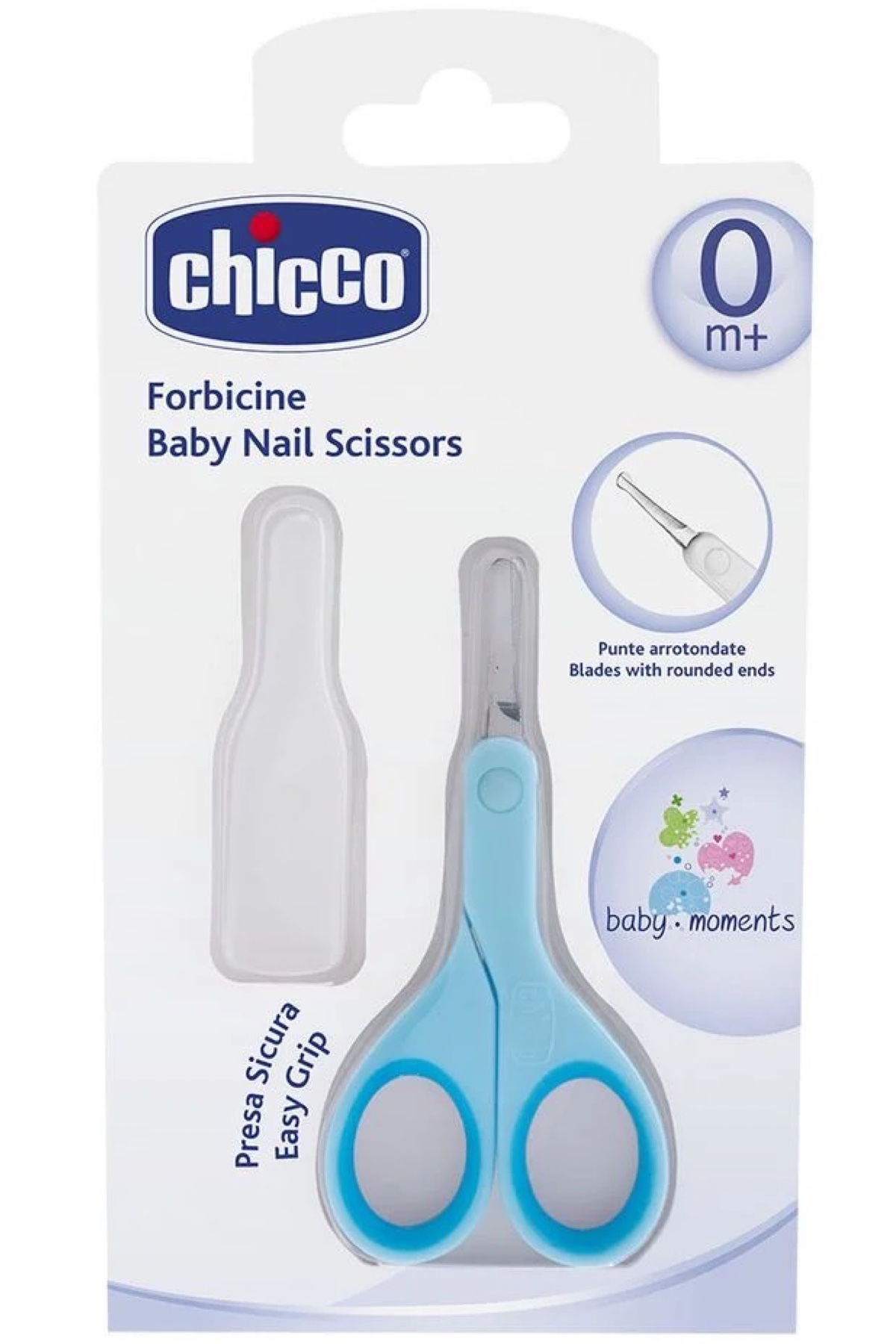 Ножиці з ковпачком блакитні Унісекс Chicco 05912.20