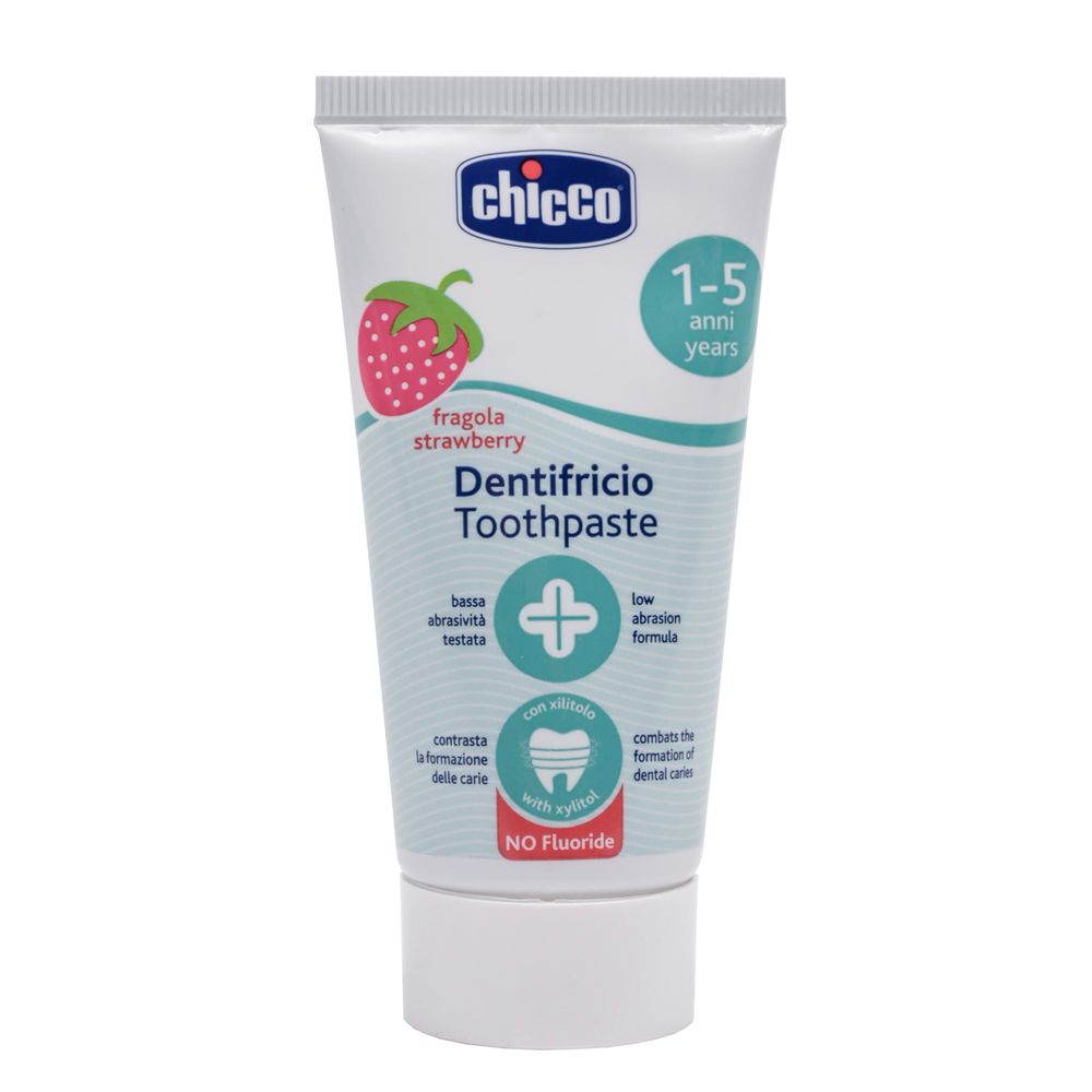 Зубная паста Клубника, 50 мл Унисекс Chicco 02321.10