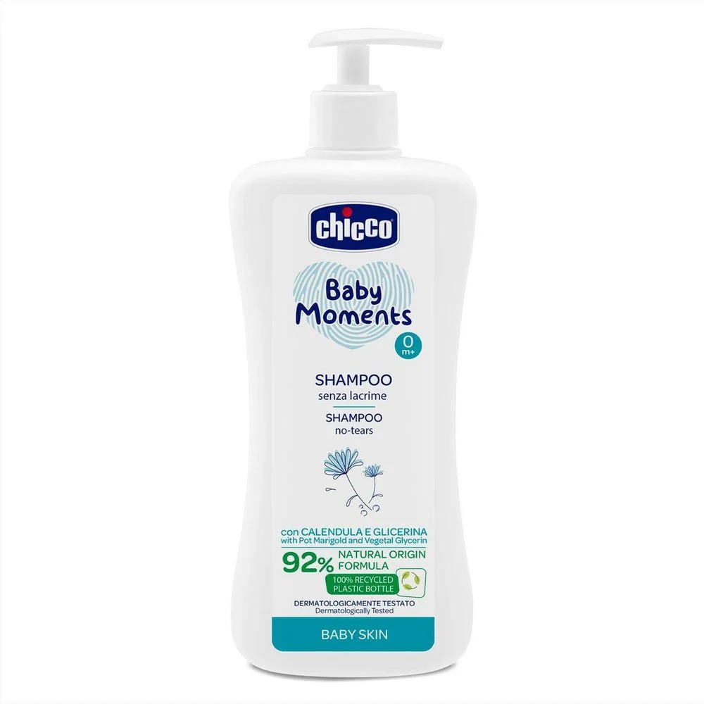 Шампунь 500 мл Baby Moments без сліз Унісекс Chicco 10585.00