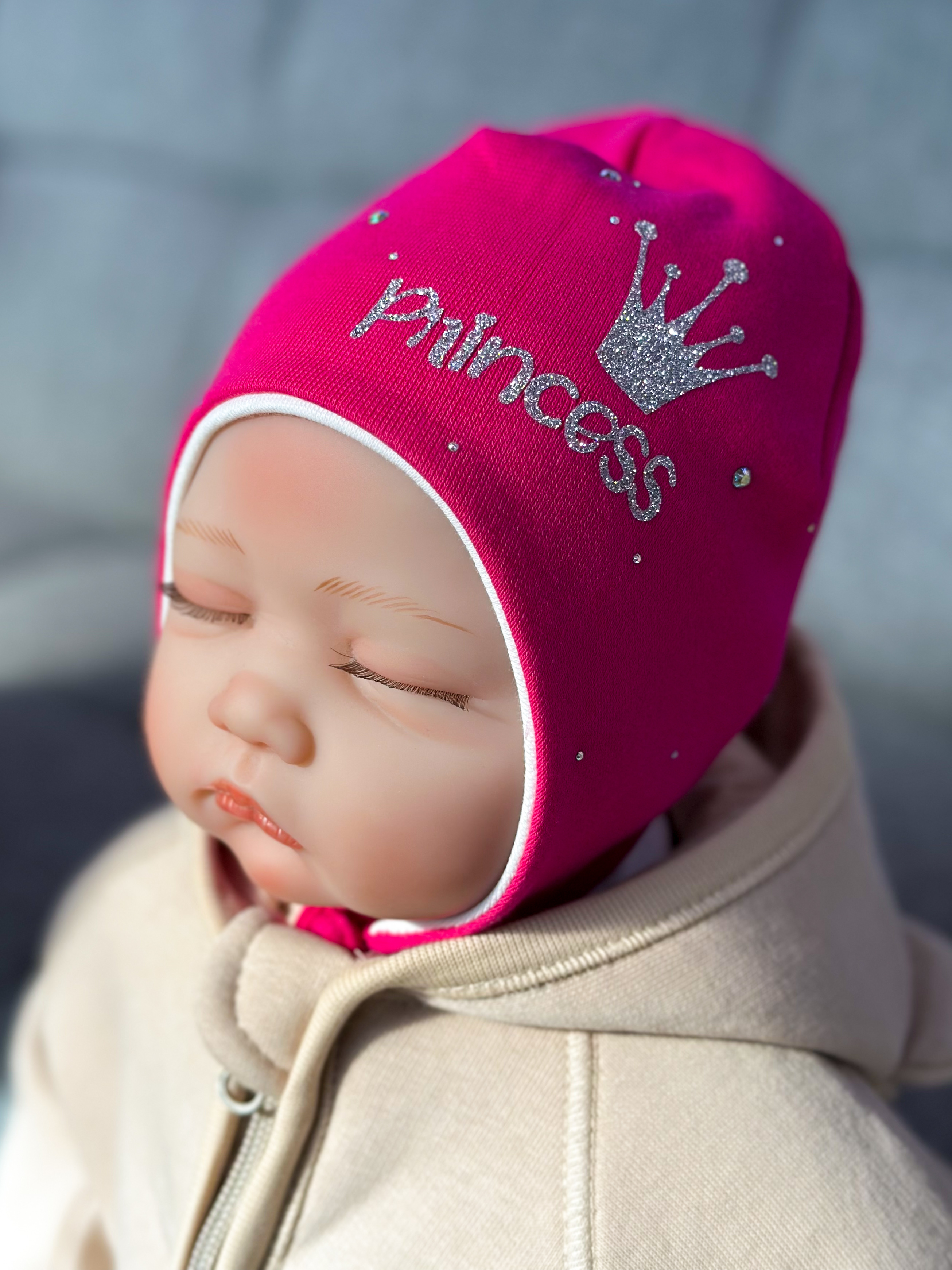 Шапка для дівчинки кольоровий Польща Princess