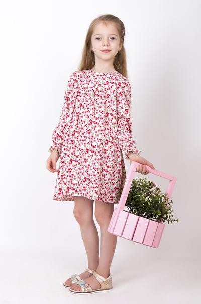 Сукня повсякденна для дівчинки бежевий Mevis 4535-01