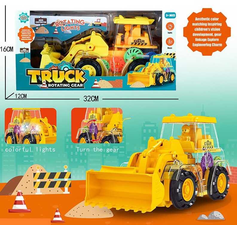 Трактор Truck з ковшем, звук, світло Унісекс Китай 222-32