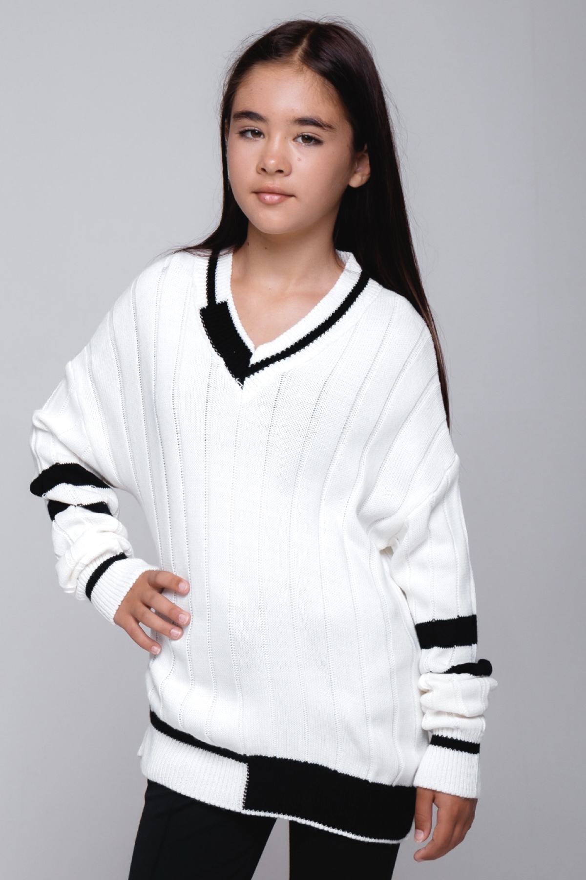 Кофта для дівчинки молочний Mini Moda 769/квмол