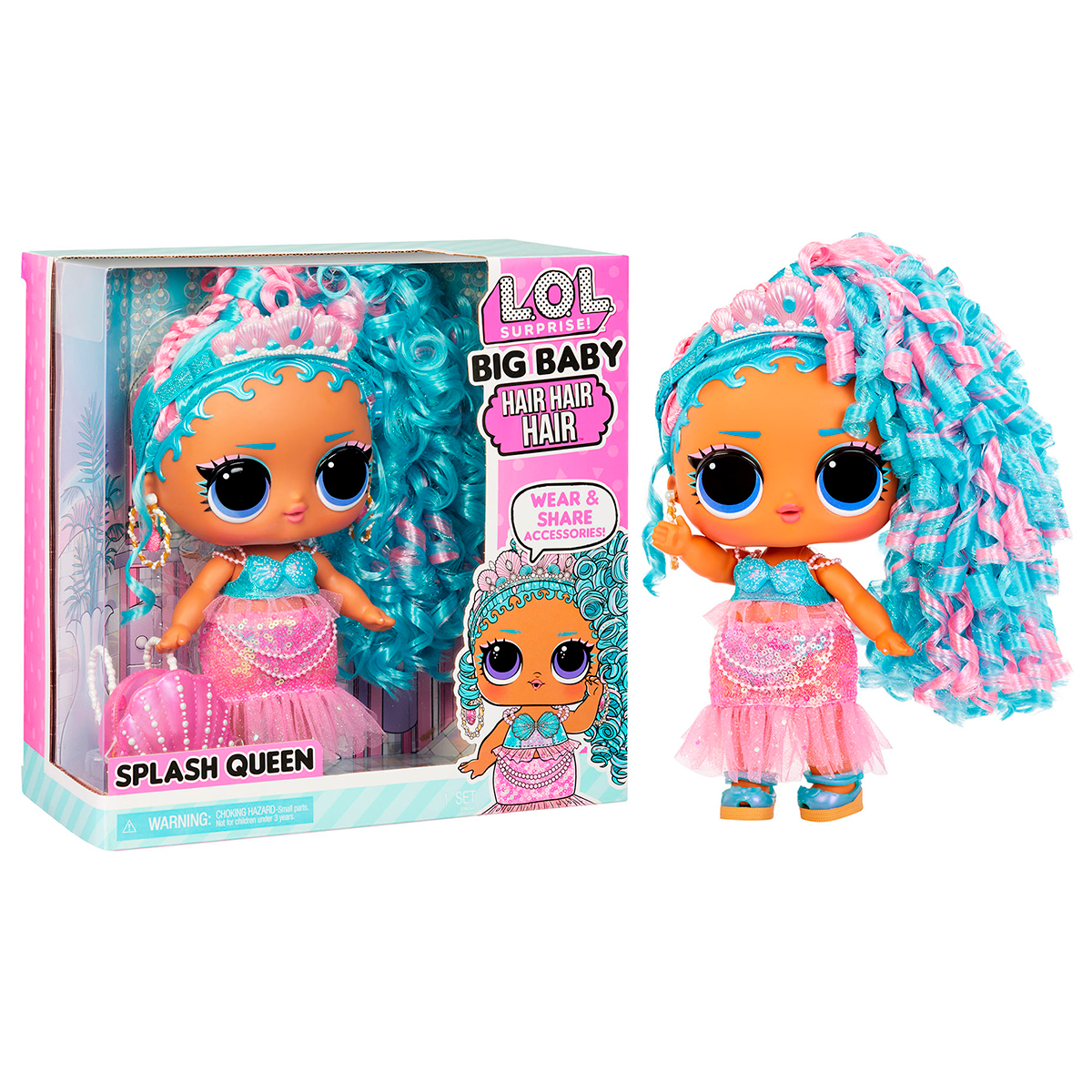 Лялька LOL Королева Сплеск Унісекс MGA Entertainment Inc Kiddisvit 579724
