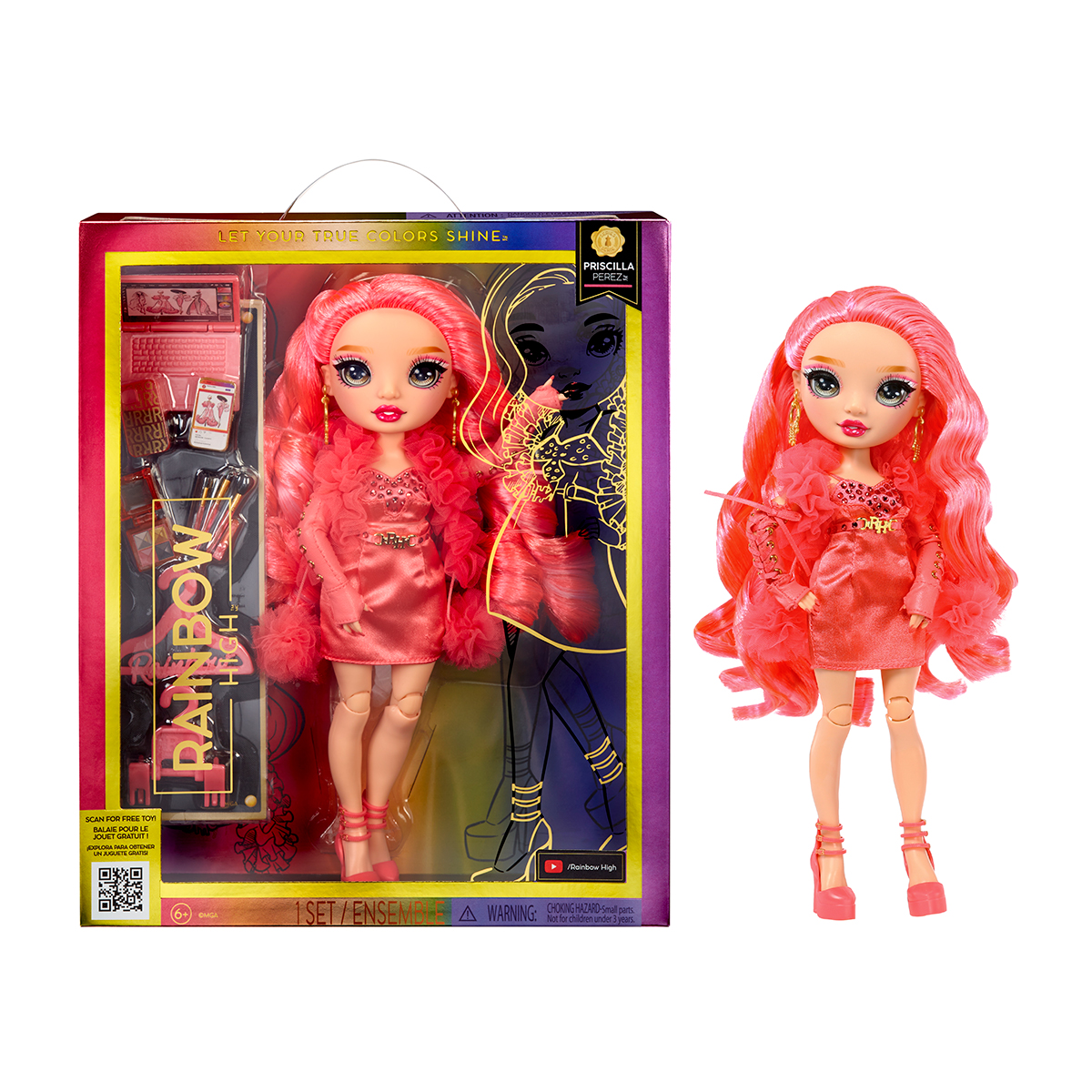 Лялька Rainbow Прісцила Перес Унісекс MGA Entertainment Inc Kiddisvit 583110
