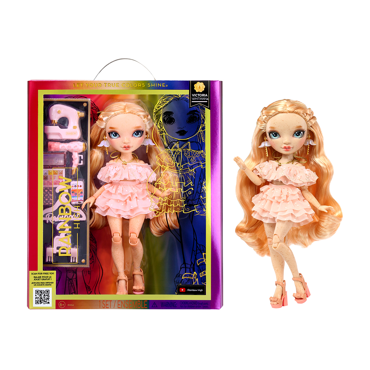 Лялька Rainbow Вікторія Вайтмен Унісекс MGA Entertainment Inc Kiddisvit 583134