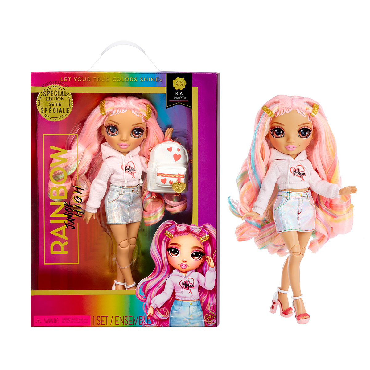Лялька Rainbow Кіа Харт Унісекс MGA Entertainment Inc Kiddisvit 590781