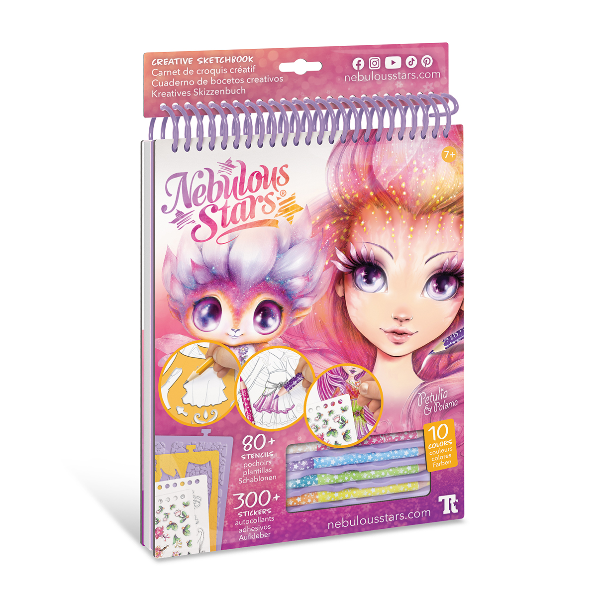 Набір для творчості Скетчбук: Петулія, мотиви лісу Унісекс MGA Entertainment Inc Kiddisvit 11103