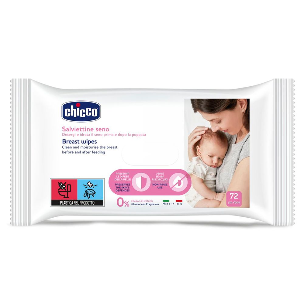 Серветки для гігієни грудей, 72 штуки Унісекс Chicco 09166.00