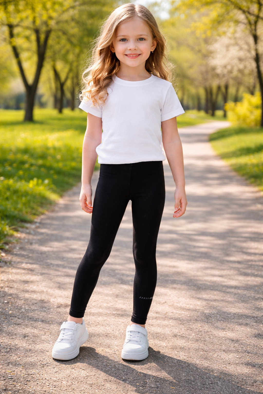 Лосини для дівчинки чорний NewGen Октавія/лс