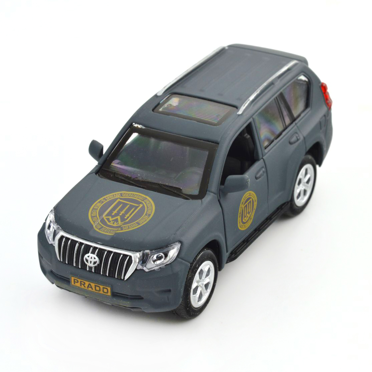 Машина колекційна Шеврони Героїв: Toyota Prado Кара-Даг - 15 БрОП Унісекс TechnoDrive KM6189