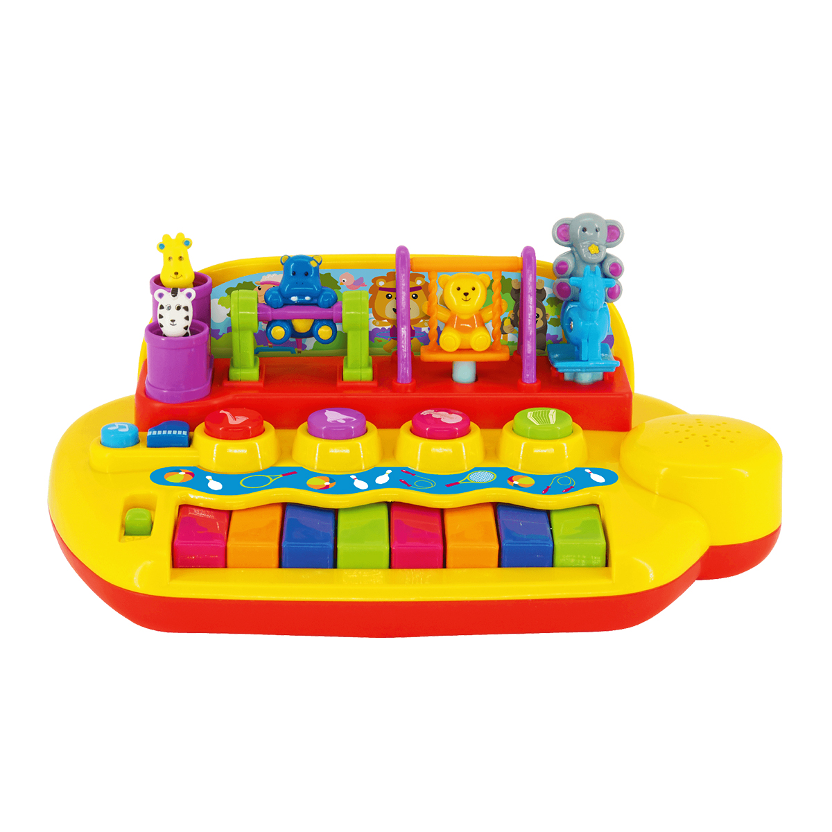 Музичні інструменти Піаніно Звірята на гойдалці Унісекс Kiddisvit MGA Entertainment Inc 063412