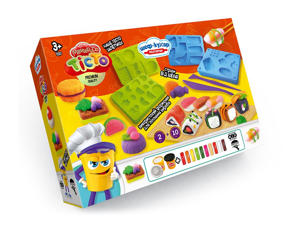 Тісто для ліпки Master Do: Унісекс Danko Toys Ресторан