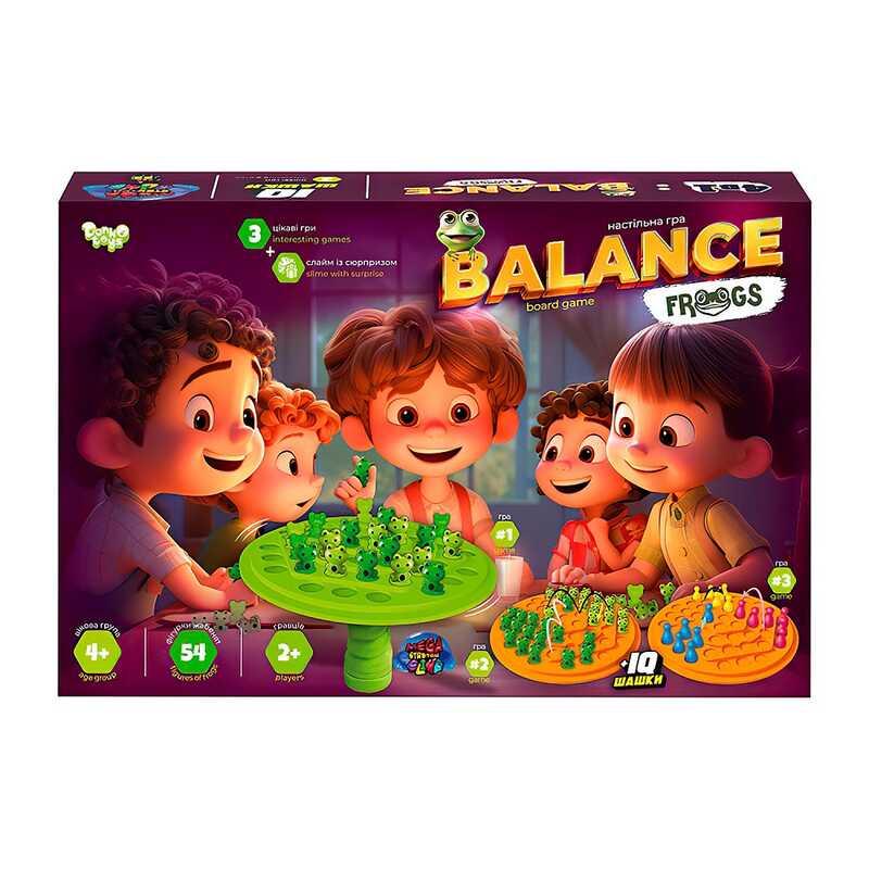 Настільна гра Унісекс Danko Toys Balance Frogs