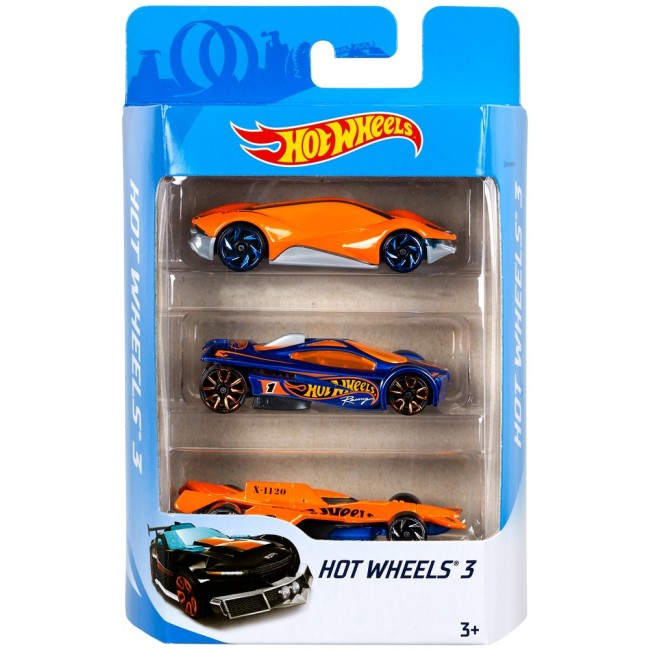 Машина колекційна Набір подарунковий 3шт Унісекс HotWheels K5904