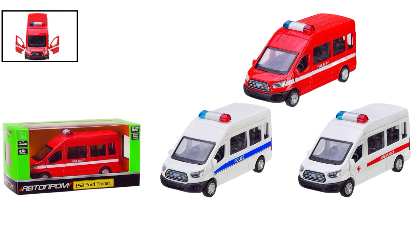 Машина колекційна Ford Transit: Спецслужба Унісекс Автопром 4373