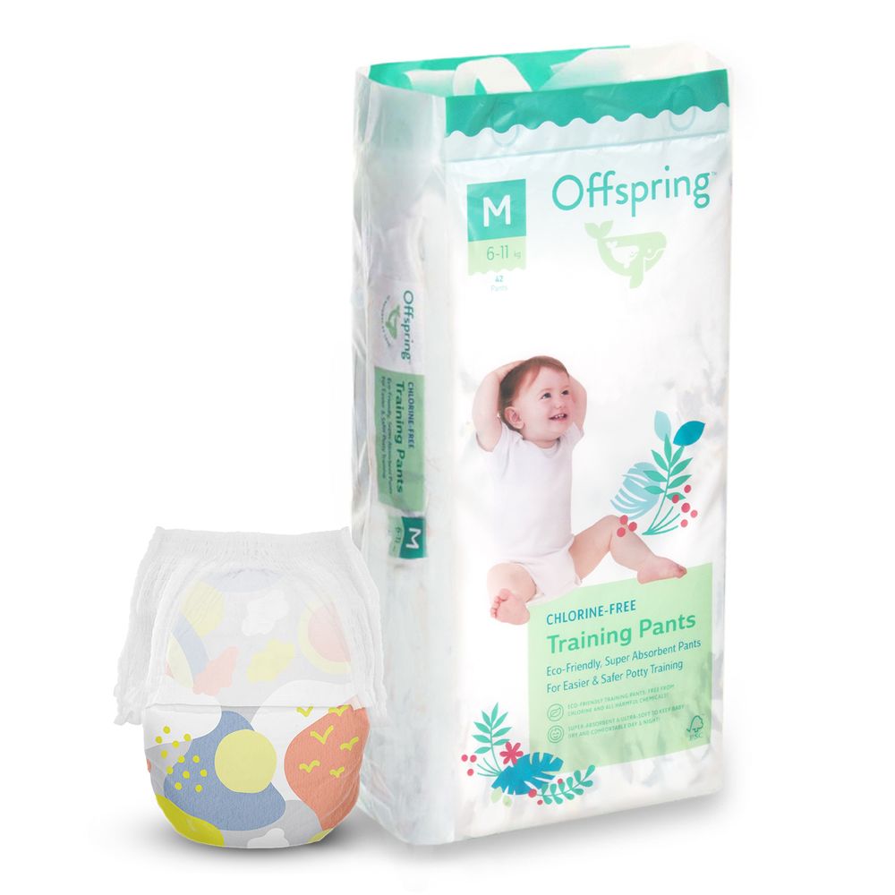Підгузки трусиками 42 штуки, на вагу 6-11 кг  Унісекс Offspring 42PSKY/Небо