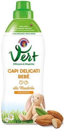 Засоби для прання Дитячих делікатних тканин солодкий мигдаль 750 мл Унісекс Vert 92761