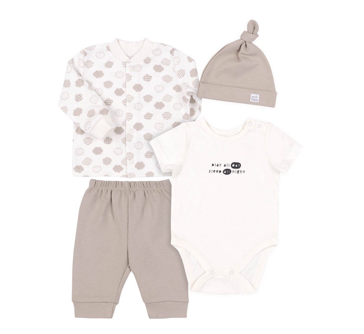 Комплект для мальчика бежевий Bembi кп251/G01