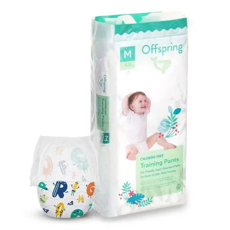 Підгузки трусиками 42 штуки, на вагу 6-11 кг  Унісекс Offspring Цифри/M42PFFG