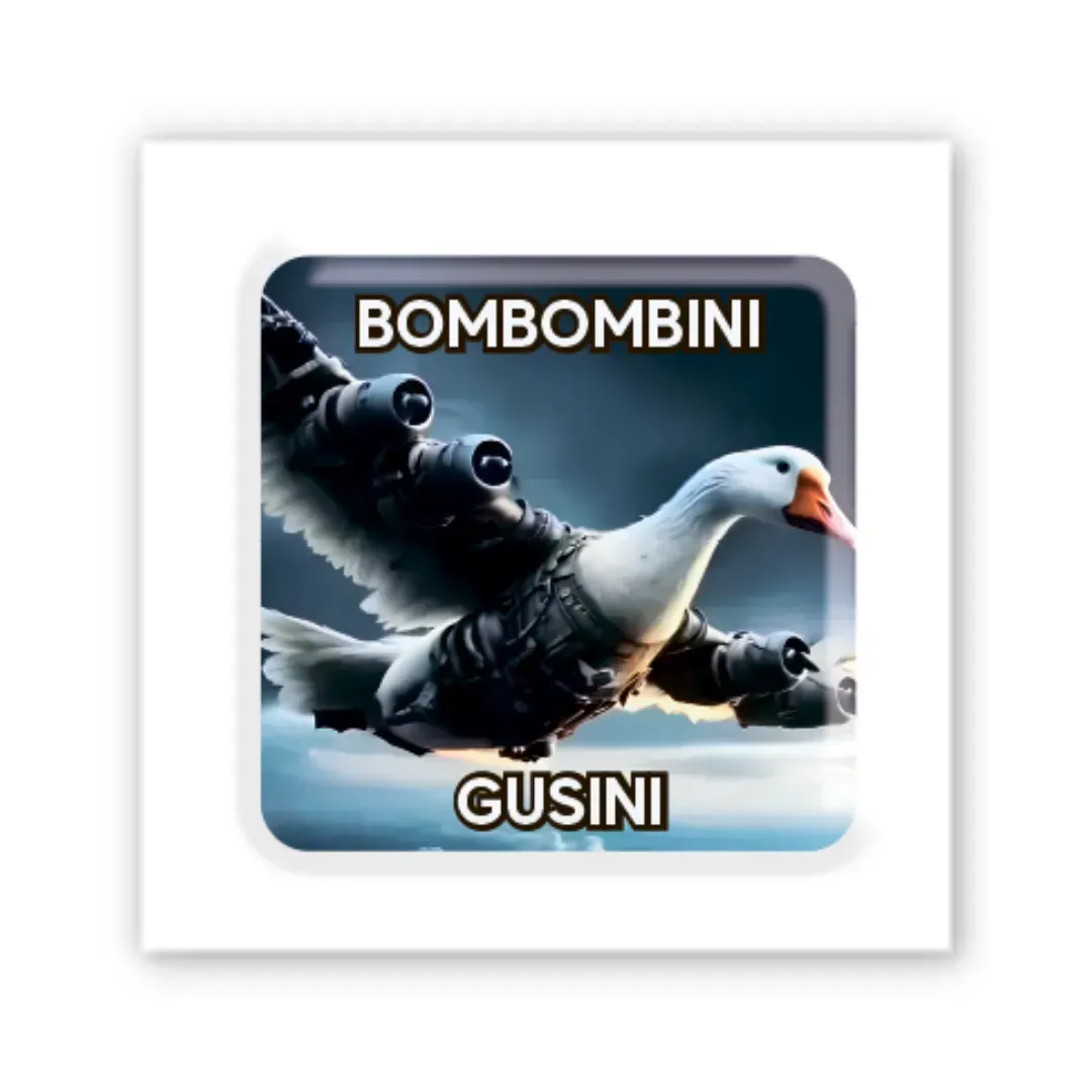 3D-стікер Bombombini Gusini Унісекс Україна SX-307