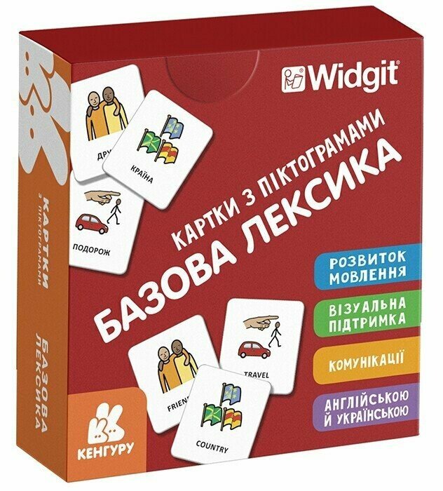 КНИГА Картки з піктограмами:  Унісекс RanokCreative Базова лексика