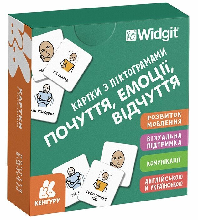 КНИГА Картки з піктограмами:  Унісекс RanokCreative Почуття, емоції