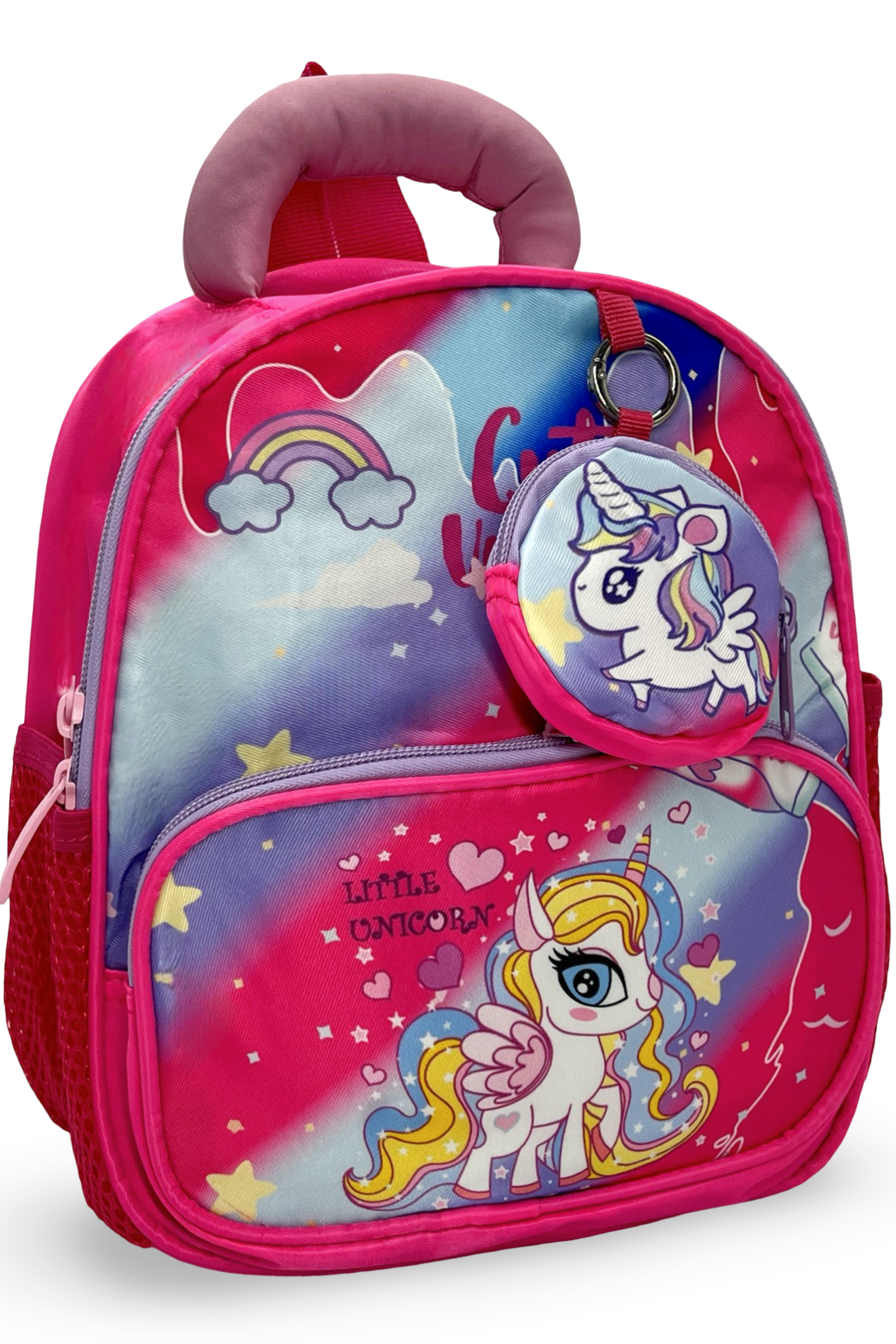 Рюкзак для дівчинки малиновий Польща 2412/малин