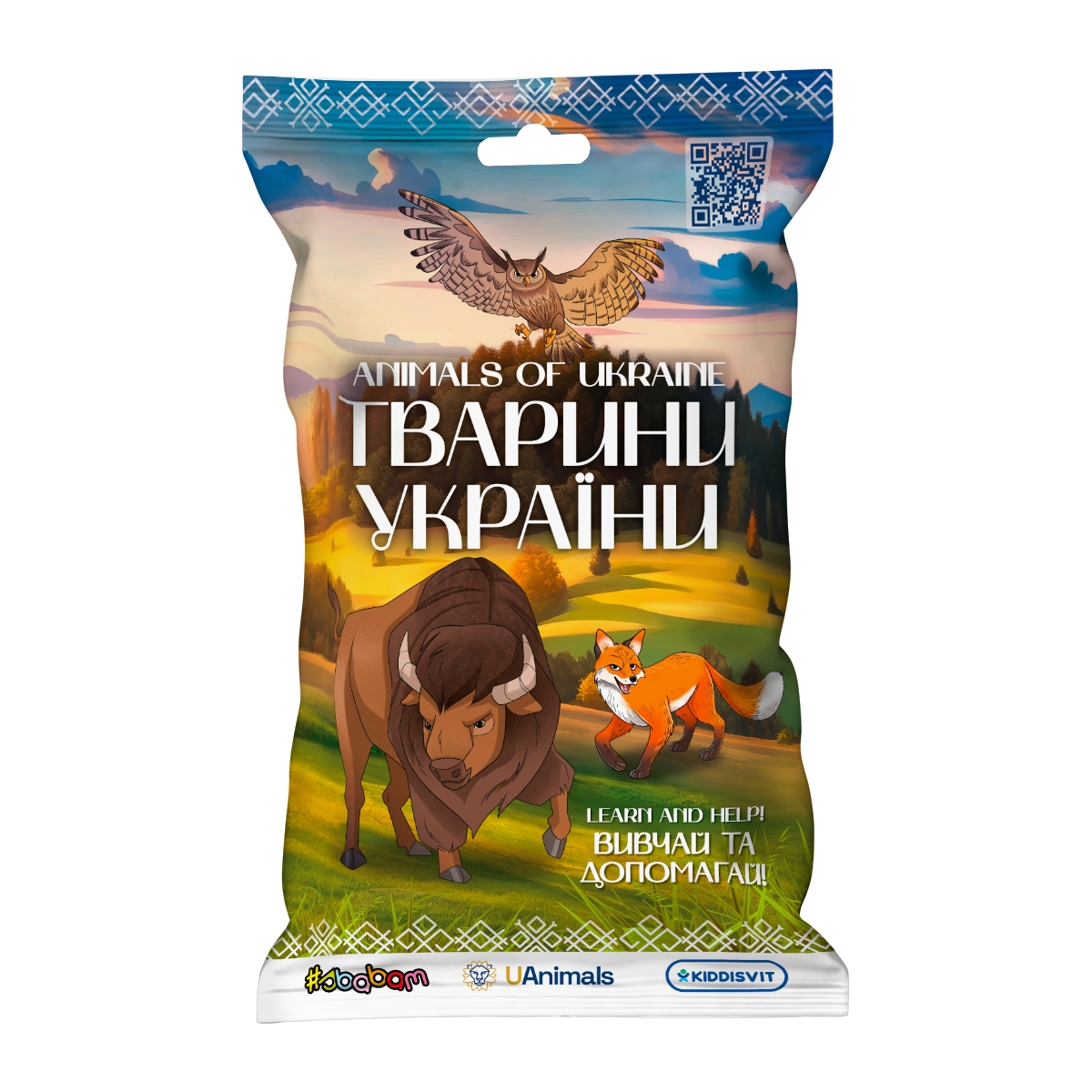 Антистрес Стретч-іграшка у вигляді тварини- Тварини України Унісекс Kiddisvit MGA Entertainment Inc 1/CN25