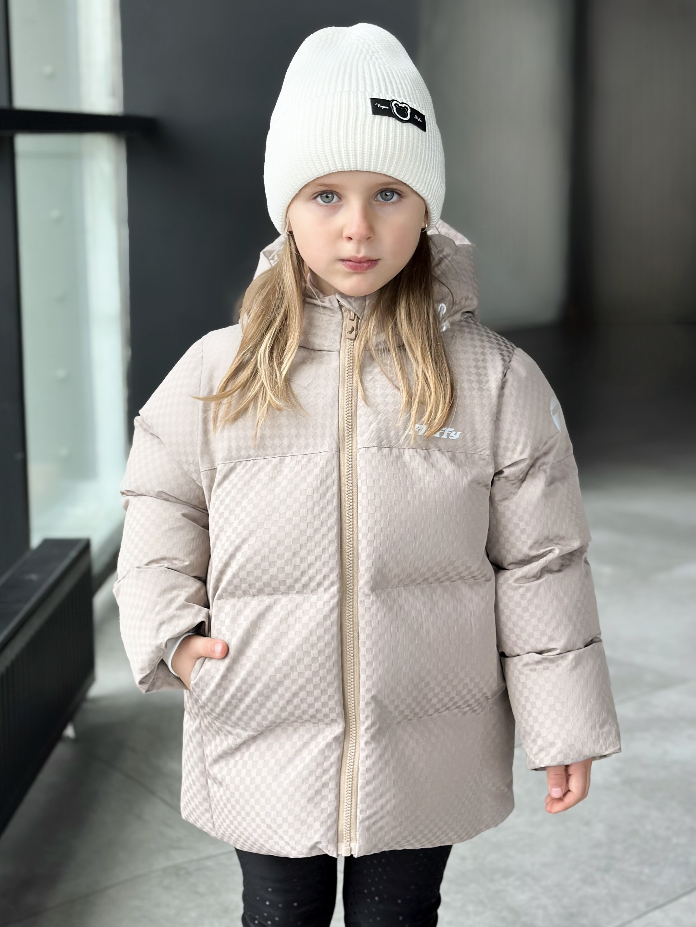 Куртка для дівчинки бежевий Traveler Fluffy/беж