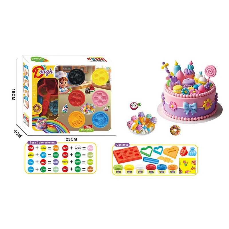 Тісто для ліпки Play-Doh:6 кольорів тіста, фігурні форми, ніж Унісекс Китай 9021/тдл