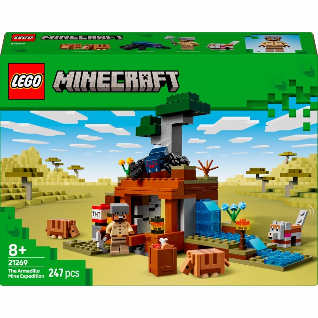 Конструктор Minecraft Броненосець 247 деталей Унісекс LEGO Данія 21269
