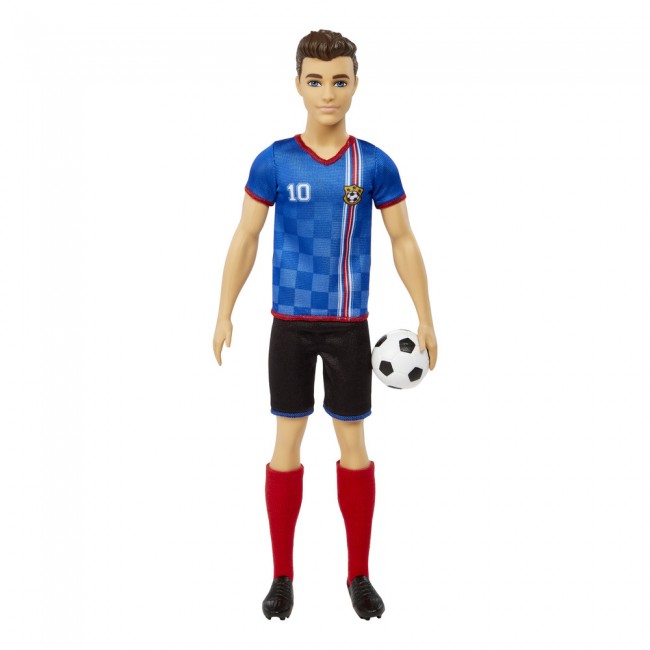 Лялька Кен "Футболіст" сірія Я можу бути Barbie Унісекс Mattel HCN15