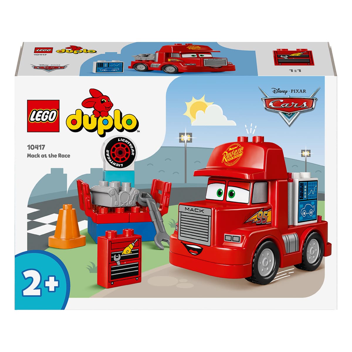Конструктор Duplo Мак на перегонах Унісекс LEGO Данія 10417