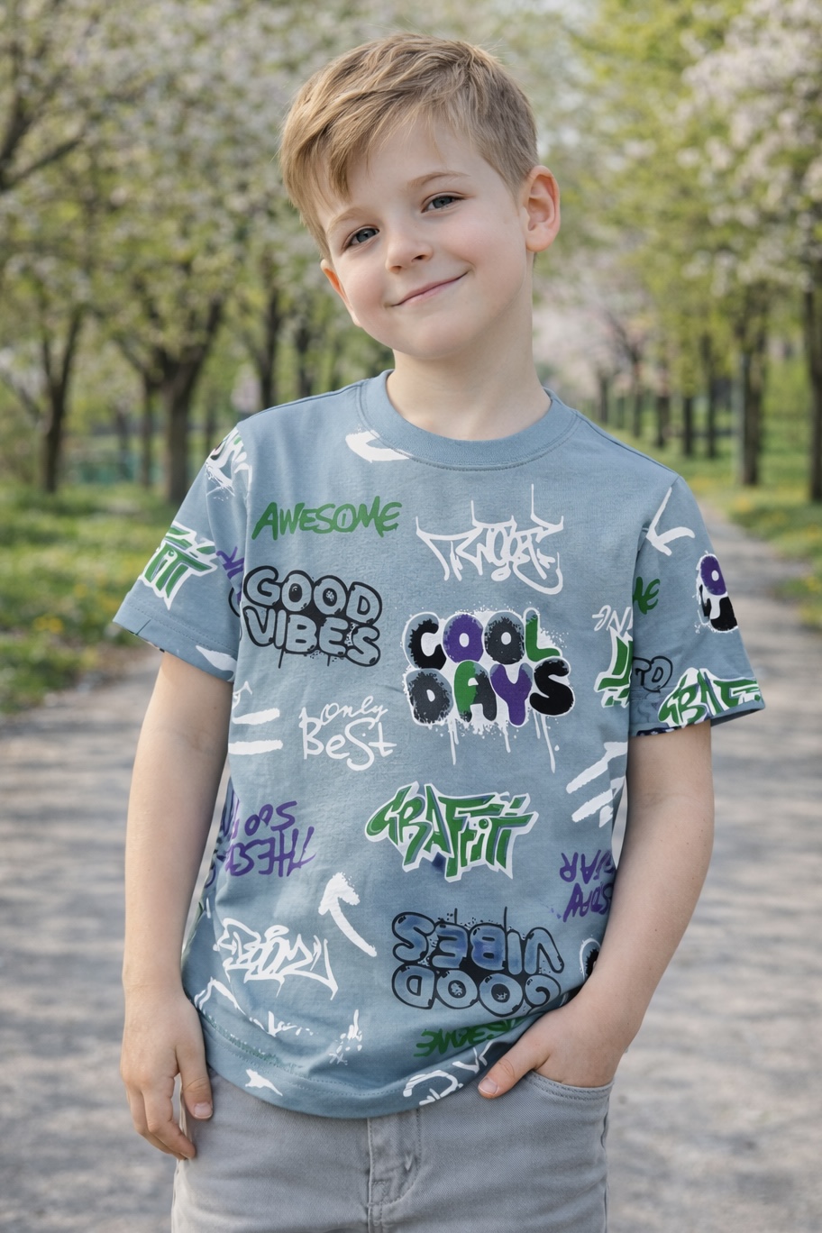 Футболка для хлопчика кольоровий Cegisa 5401/фб