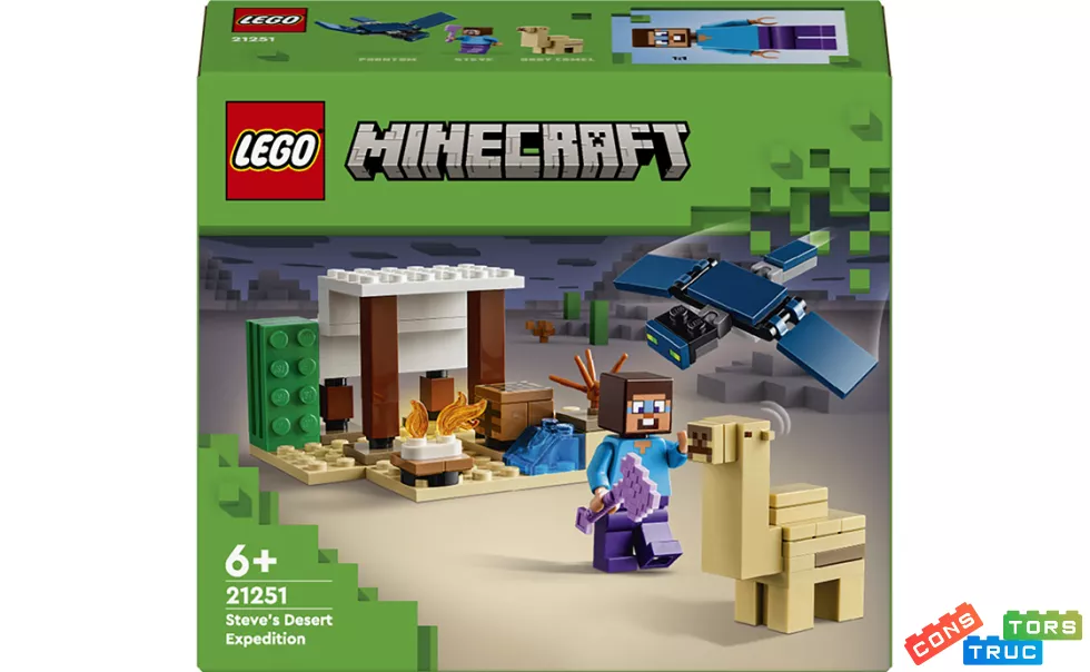 Конструктор Minecraft Експедиція Стіва у пустелю Унісекс LEGO Данія 21251