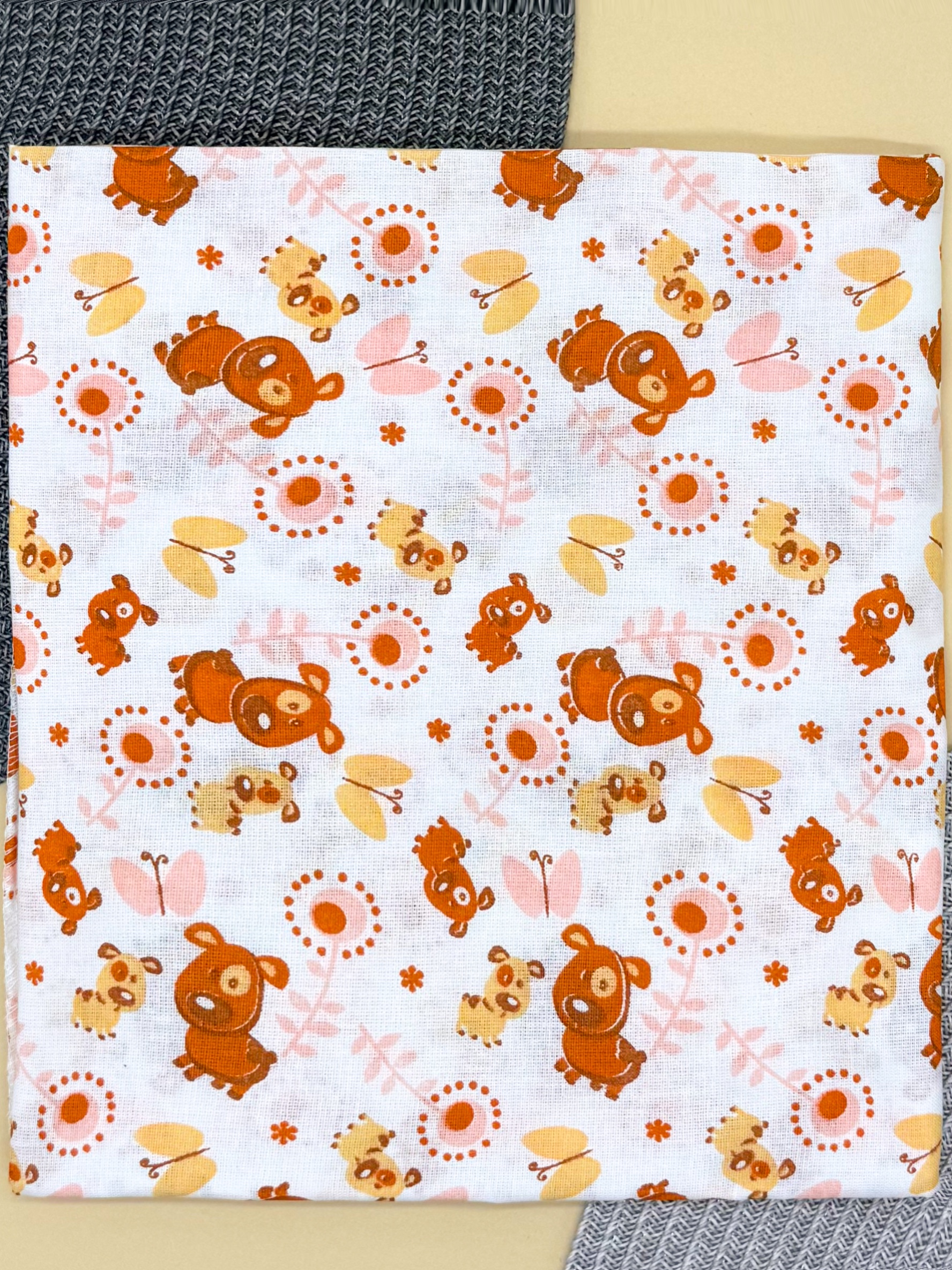 Пелюшка ситцева Унісекс кольоровий OptTextile Песики/сц
