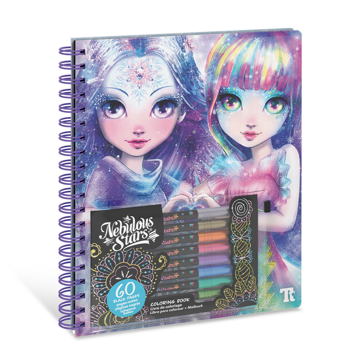 Набор для творчества Nebulous Stars- Айседора, черные листы Унисекс Kiddisvit MGA Entertainment Inc 11136