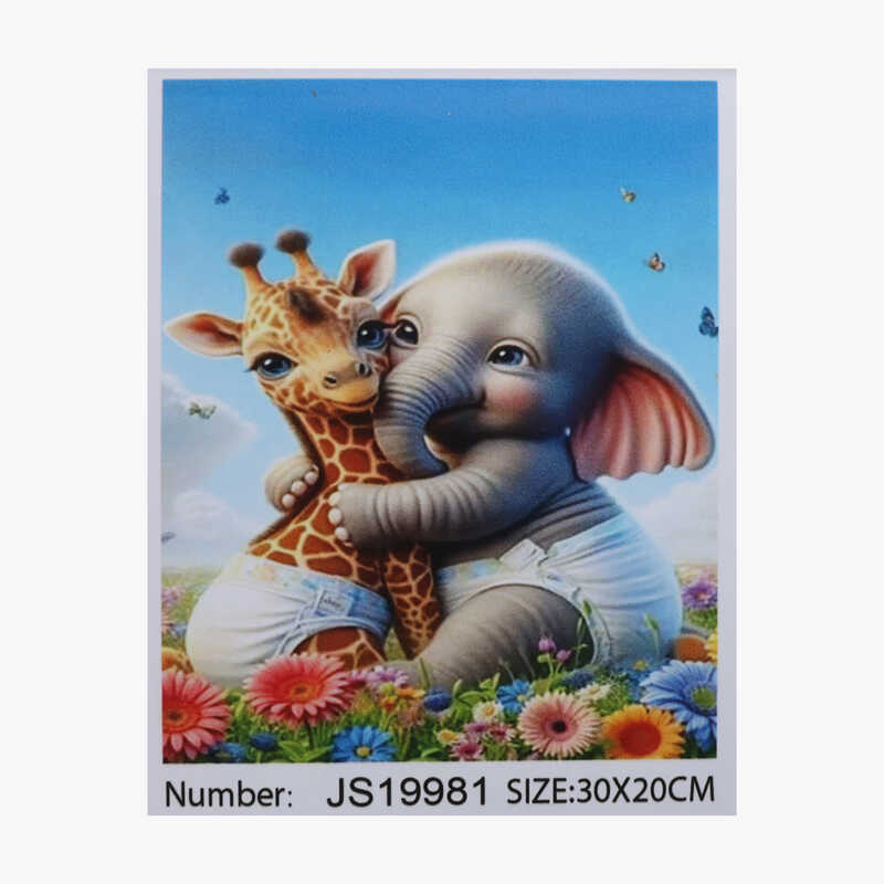 Набір для творчості алмазна мозаїка розмір 30*20 см Унісекс TK Group 19981