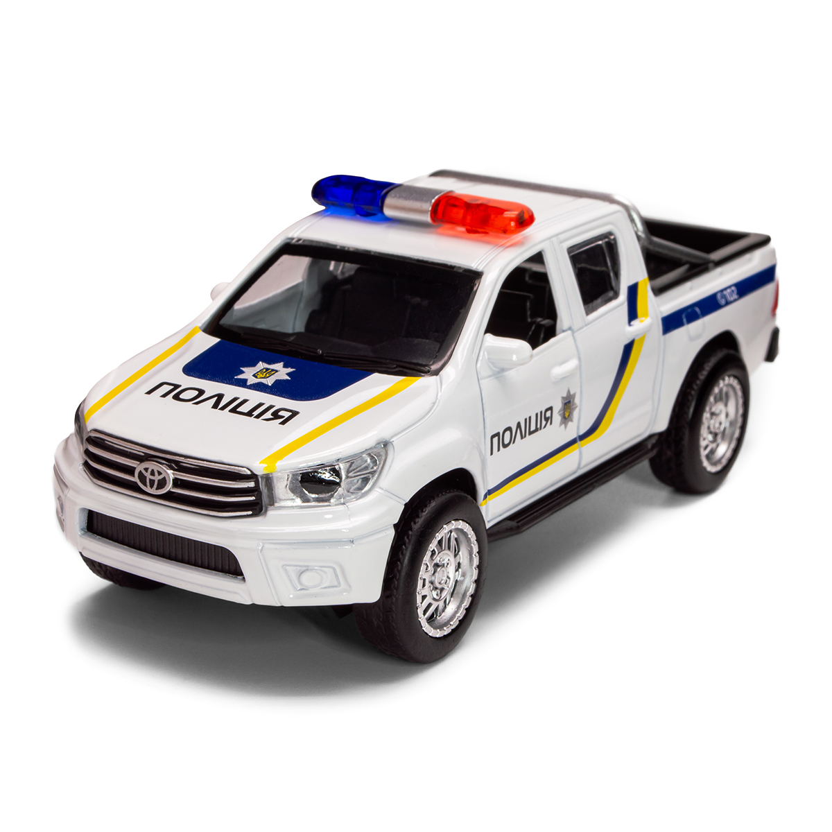 Машина колекційна Toyota Hilux Поліція Унісекс TechnoDrive КМ250426