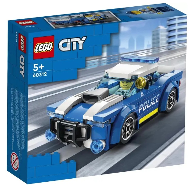 Конструктор Lego City Поліцейський автомобіль 94 деталі Унісекс LEGO 60312
