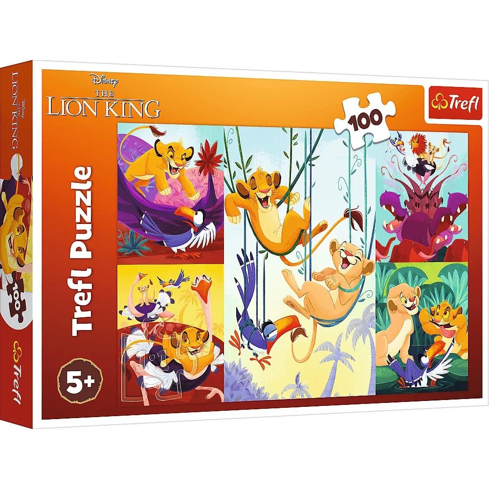 Пазли "100" Lion King Мужній Король Лев Унісекс Trefl 16478