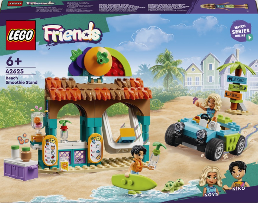 Конструктор Friends Пляжна крамничка смузі, 213 деталей Унісекс LEGO 42625
