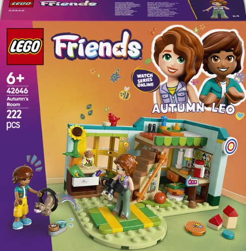 Конструктор Friends Кімната Отом, 222 деталі Унісекс LEGO 42646